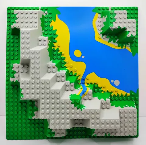 LEGO Vintage Raised Baseplate Base Plate 6024px2 from sets 6278 6292 6281