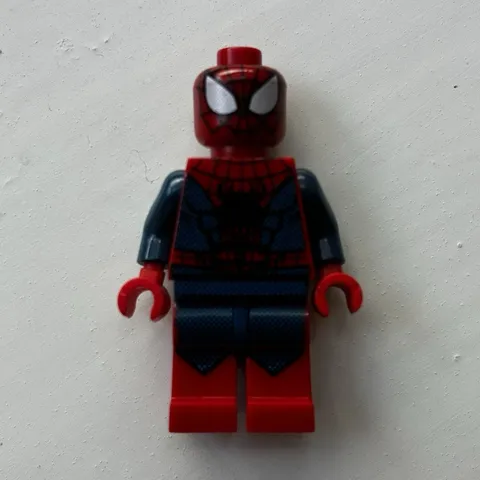 LEGO Spider-Man Minifigure Red & Dark Blue Suit Plastic Figure