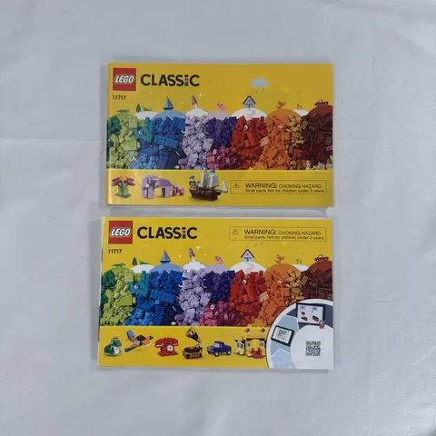 LEGO Classic Bricks Bricks Plates 11717 Instruction Manuals ONLY Book No Bricks