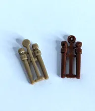LEGO 36752 2 Colors Brown Gold Minifigure, Utensil Wand, 2 on Sprue