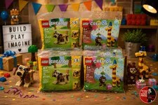 LEGO Creator Bundle Creator 3-in-1 Gift Birthday Party Animals 30666 30689 Lot