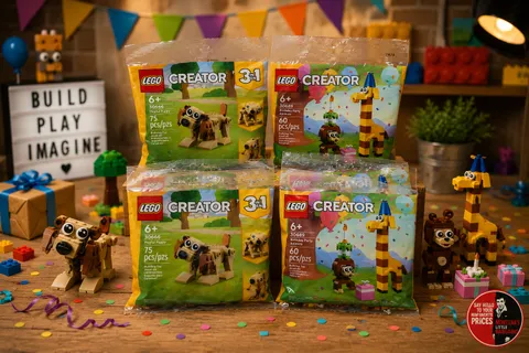 LEGO Creator Bundle Creator 3-in-1 Gift Birthday Party Animals 30666 30689 Lot