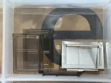 LEGO Parts - Trans-Brown Glass for Train Door Lip All Sides - No 35157 - QTY 5