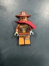 LEGO Cowboy McCree 2019 Minifigure Overwatch GOLD ARMOR Bandana WIDE BRIM HAT