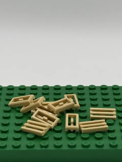 Lego Grill Grate Plates 1x2 Tan Replacement Part #2412 Lot of 11 #2412b 1720