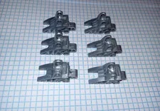 6 Bionicle Lego 41668 in Pearl Light Gray Foot Feet w/ Ball Joint Socket Genuine