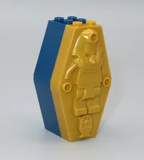 LEGO Sarcophagus gold blue Coffin for minifigures 7327 853176 Pharaoh's Quest