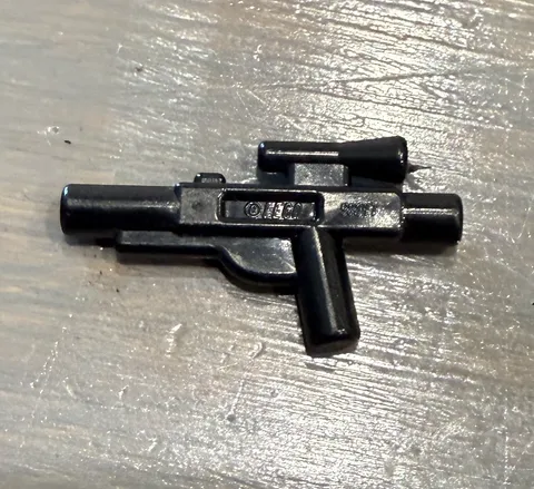 Original Lego Star Wars Black Blaster Minifig Weapon Short