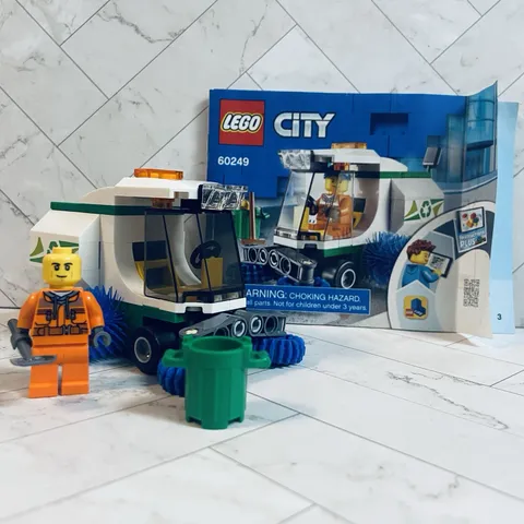 Lego 2020 City Street Sweeper Set  60249 Incomplete Missing 3 Pieces
