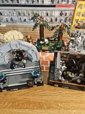 LEGO Star Wars Set Of 5 Dioramas: 75352, 75339, 75380, 75353, 75329 w Figs READ