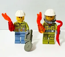 LEGO City Volcano Explorers Minifigure Lot