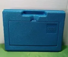 Vintage 1983 Lego Blue Plastic Storage Box Container Carrying Case Only-No Legos