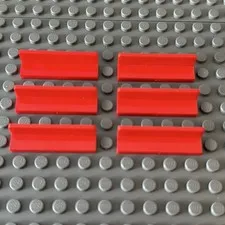 Lego Lot Red Panel 1x4 43337 (lot of 6)