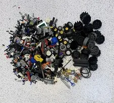 Lego Technic & Bionicle Pieces 4 + Pounds Tires Tracks Wheels Mask
