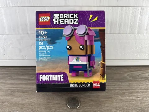 New Lego Set Fortnite Brite Bomber Brick Headz #40728 Fast Shipping