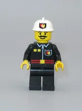 LEGO Vintage Classic Firefighter Fireman City Town minifigure 6554 6571