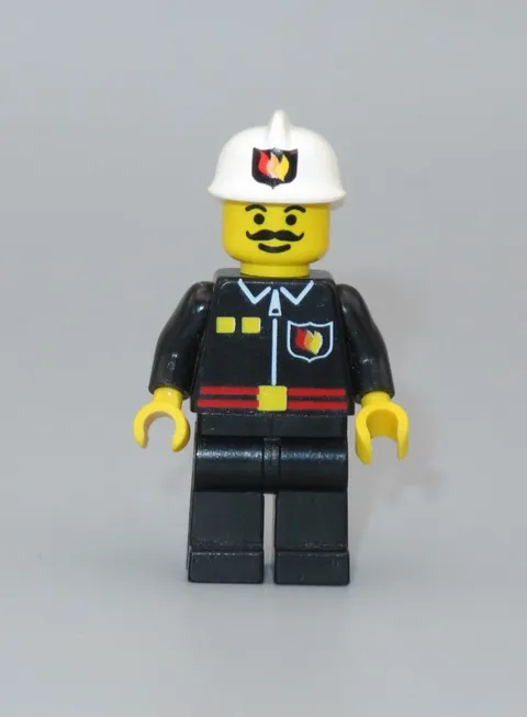 LEGO Vintage Classic Firefighter Fireman City Town minifigure 6554 6571