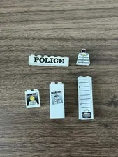 LEGO Jail Prisoner Crook Police Brick Lot