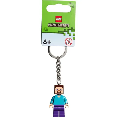 LEGO MINECRAFT Steve Minifigure Keyring 854243