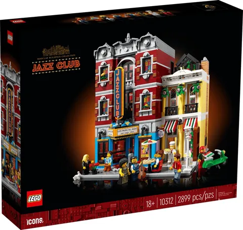 LEGO Icons Modular Building Collection 10312 Jazz Club New Sealed, Retired 18+