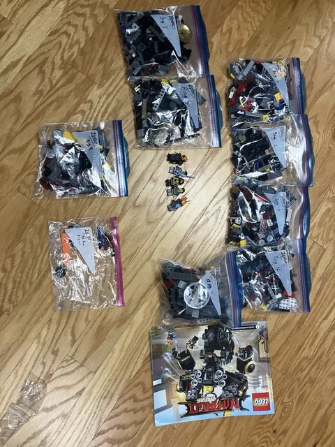 LEGO 70632 Ninjago Movie Quake Mech 100% Complete All 5 Minifigs Manual No Box