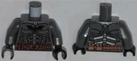 LEGO Torso Batman Logo with Body Armor and Copper Belt Pattern inv.628