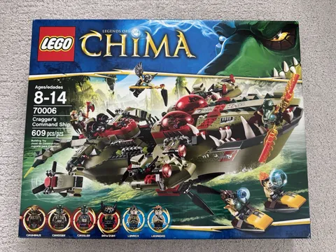 LEGO Legends of Chima Cragger's Command Ship 70006 609 pcs Age 8-14 Box