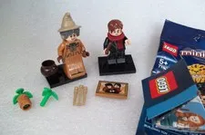 LEGO Mini Figure Harry Potter Series 2 Professor Sprout James Opened Lot of 2
