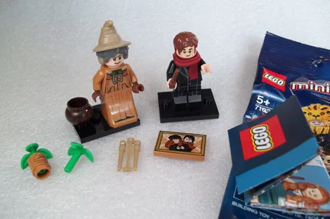LEGO Mini Figure Harry Potter Series 2 Professor Sprout James Opened Lot of 2