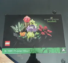 LEGO Icons Botanical Succulents Set 10309 771pcs 18+ Brick Separator Box