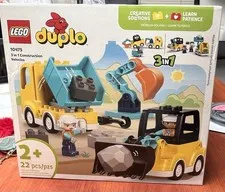 LEGO DUPLO 10475 Truck & Tractor Excavator Building Toy Sealed