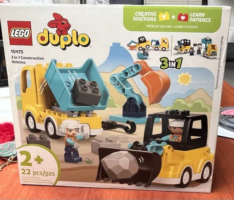LEGO DUPLO 10475 Truck & Tractor Excavator Building Toy Sealed