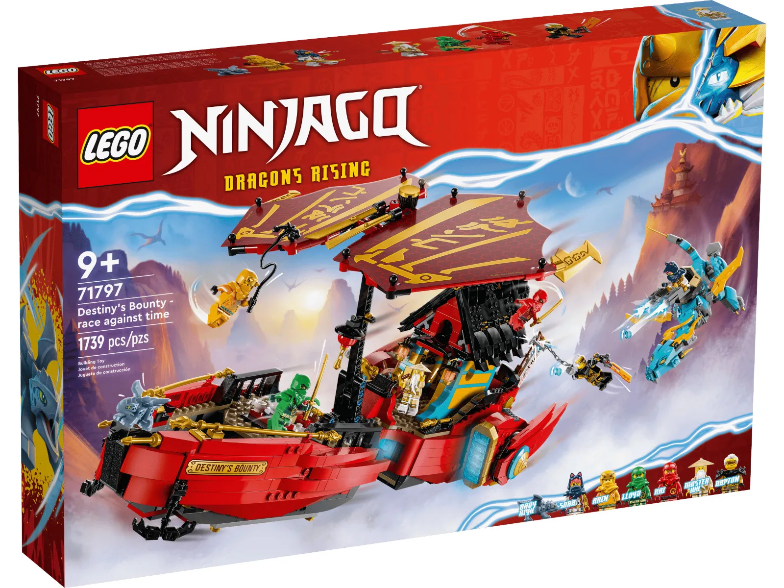 LEGO NINJAGO 71797 DESTINY'S BOUNTY RACE AGAINST TIME * NEW + RETIRED