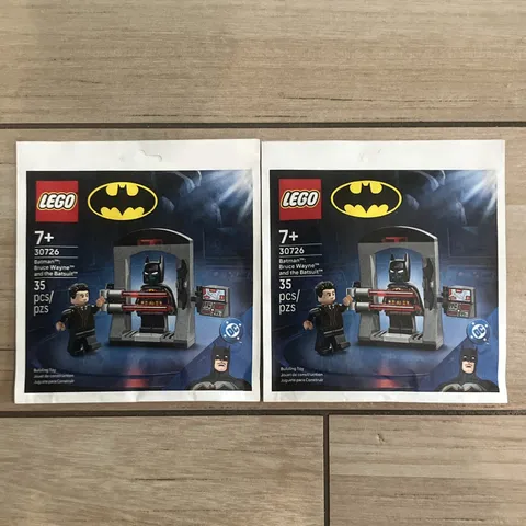 LEGO Batman 30726 Bruce Wayne and the Batsuit Polybag Lot of 2 NEW  SEALED