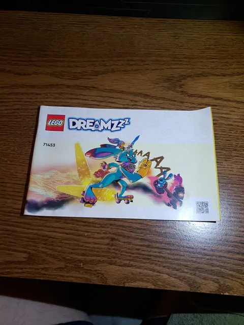 Lego DREAMZzz Izzie and Bunchu the Bunny Instruction Manual Booklet 71453