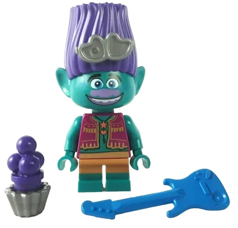 LEGO® Trolls BRANCH with Magenta Vest Minifigure twt023 Guitar Ice Cream Scoops