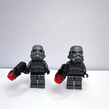 LEGO Star Wars Shadow Stormtrooper Minifigure sw0603 Lot of 2 Imperial 75079