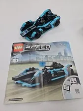 LEGO Speed Champions Formula E Panasonic Jaguar GEN2 Car, Driver W/ Manual 76898