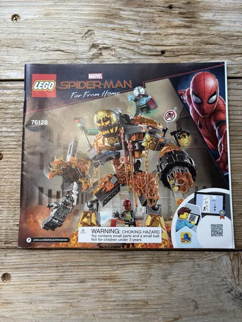 Lego Manual #76128 Spider-Man Far From Home Manual Only ￼