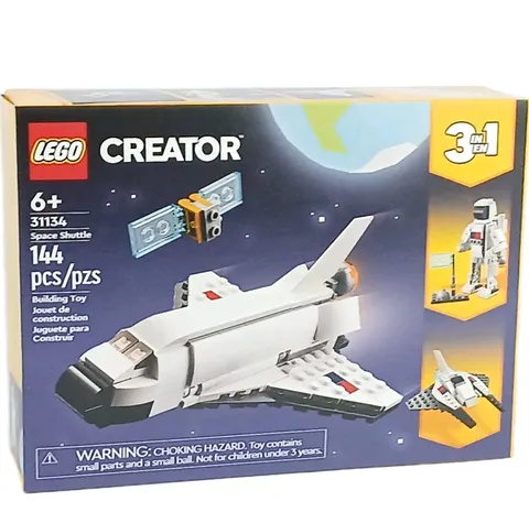 LEGO® Creator™ NASA Space Shuttle 3 in 1  Building Set 31134 144 Piece