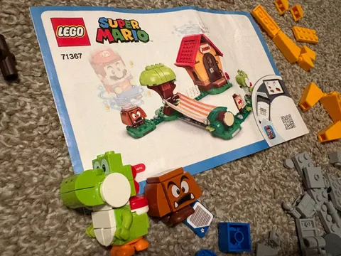 LEGO 71367 Mario’s House & Yoshi Expansion Set – Complete w/ Manual