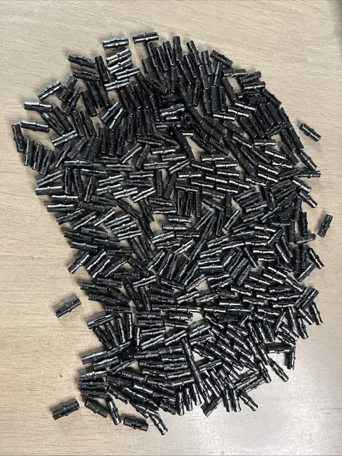 LEGO 2780 Black Technic, Pin with Short Friction Ridges 375 Pieces