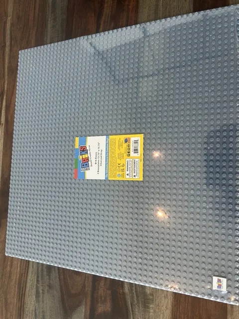 2 x Grey Base Plate Striktly Bricks LEGO Plate 15.75’’ x 15.75’’