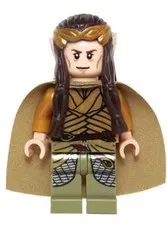 LEGO® Minifigure The Hobbit & TLOTR lor105 Elrond Gold Crown Pearl Gold and Oliv