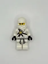 LEGO Ninjago Zane Golden Weapons Minifigure - njo0001 - Preowned Lot B