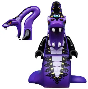 Pythor Chumsworth - Purple with Lavender - New LEGO