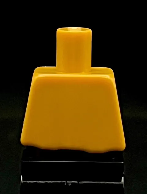 Lego Minifigure Torso Short Shot Misprint Prototype Factory Error Mold Test