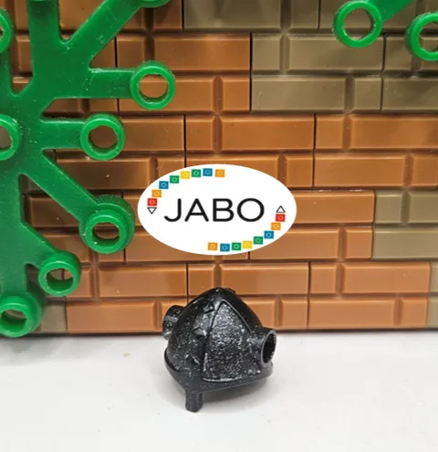 (S12/21/2) LEGO Minifigure x1533 Viking Helmet Headgear Black Silver