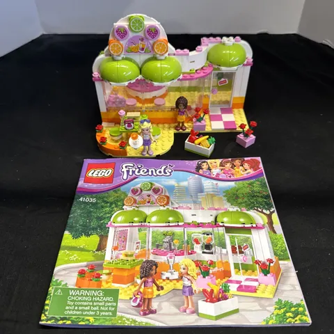 LEGO FRIENDS: Heartlake Juice Bar (41035) 99% Complete w/ Manual 2014