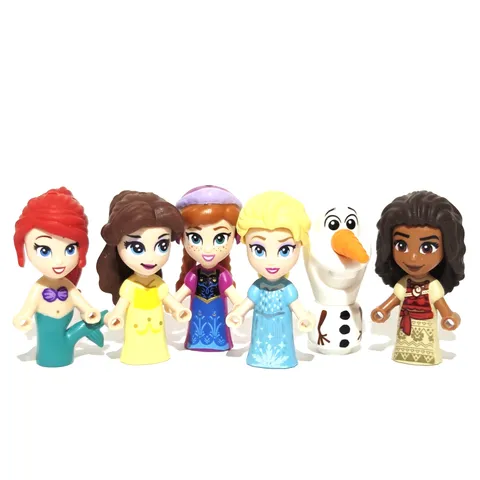 Lego Disney Princess FRIENDS Micro Doll Lot Anna Elsa Olaf Moana Belle Ariel